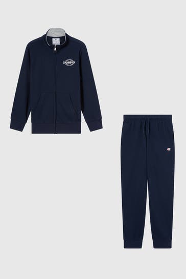 CHAMPION Set: Sweatjacke und Sweathose navy