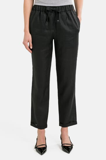 BOSS ORANGE Stoffhose schwarz 