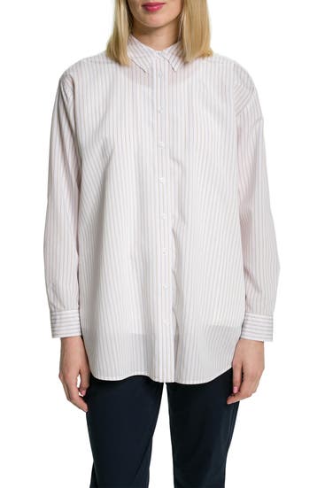 COMMA - Casual-Bluse gestreift