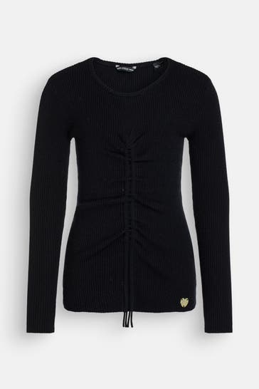 GUESS Strickpullover schwarz