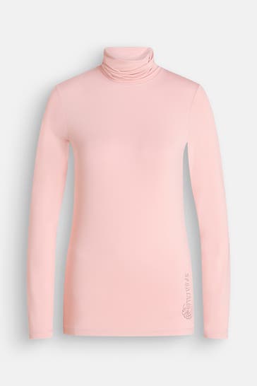 SPORTALM Rollkragenpullover rosa