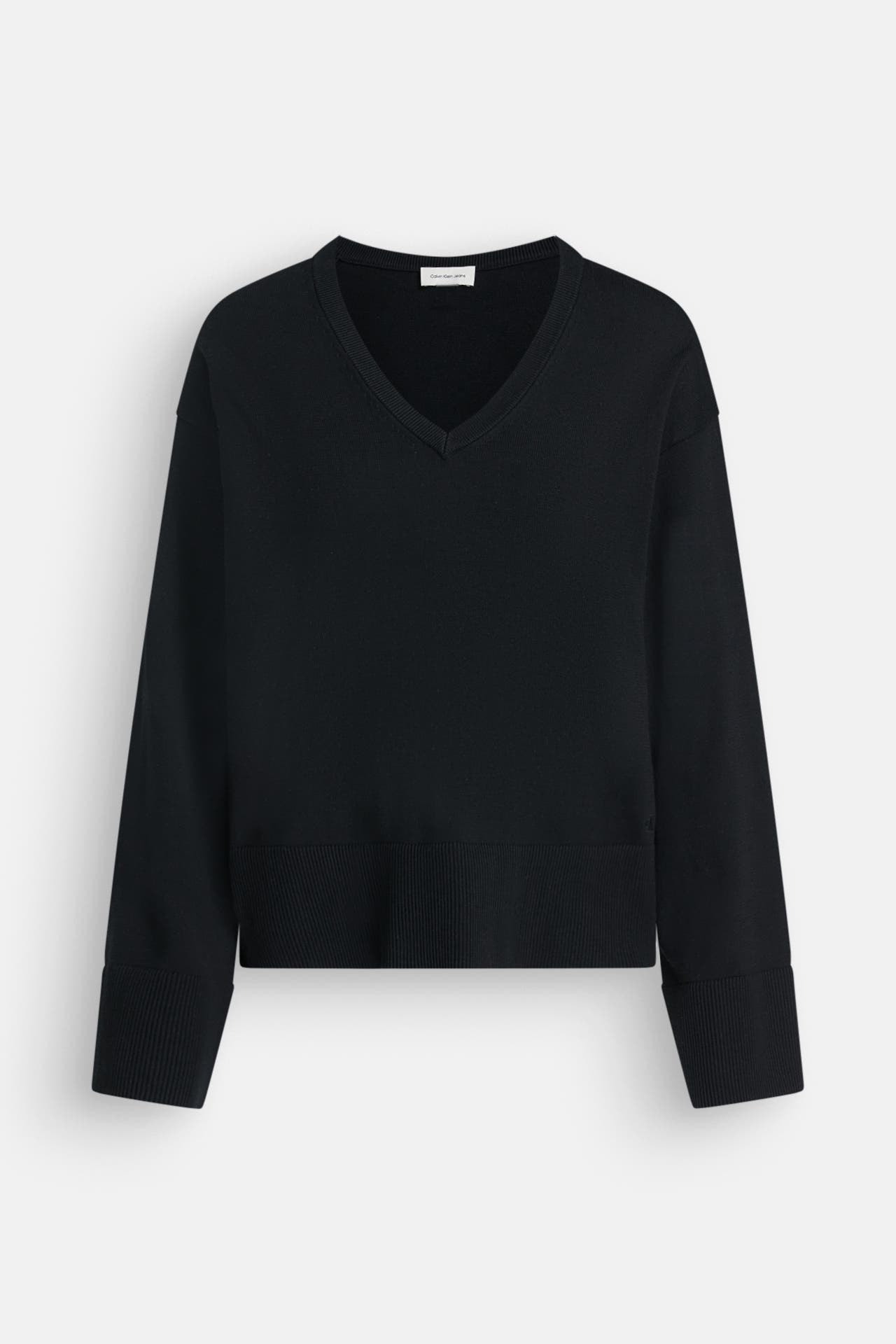 CALVIN KLEIN Strickpullover schwarz, Bild 1