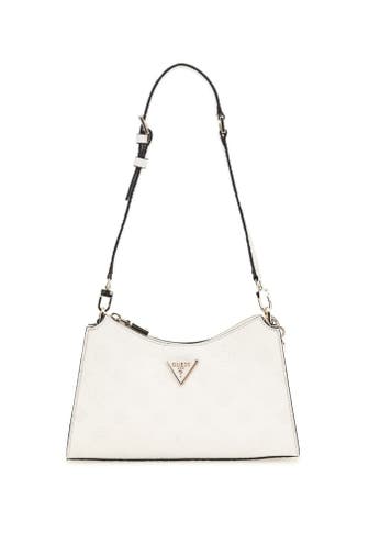 GUESS Schultertasche 'Cresidia' weiß