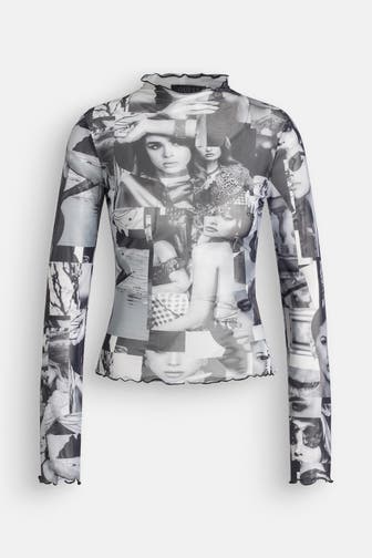 GUESS Longsleeve 'Adriana' gemustert