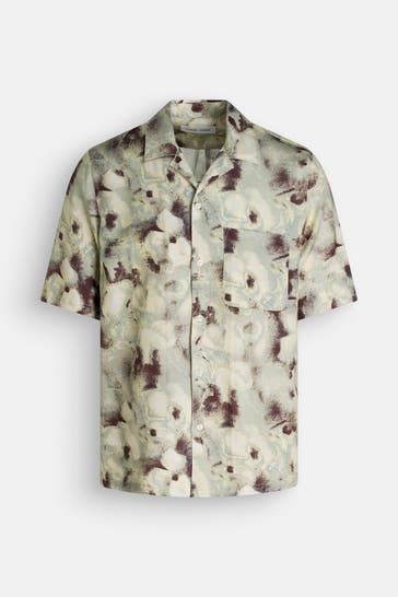 SAMSØE & SAMSØE Kurzarmhemd 'Saoscar' gemustert