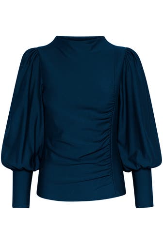 GESTUZ Langarmshirt 'Rifa' dunkelblau