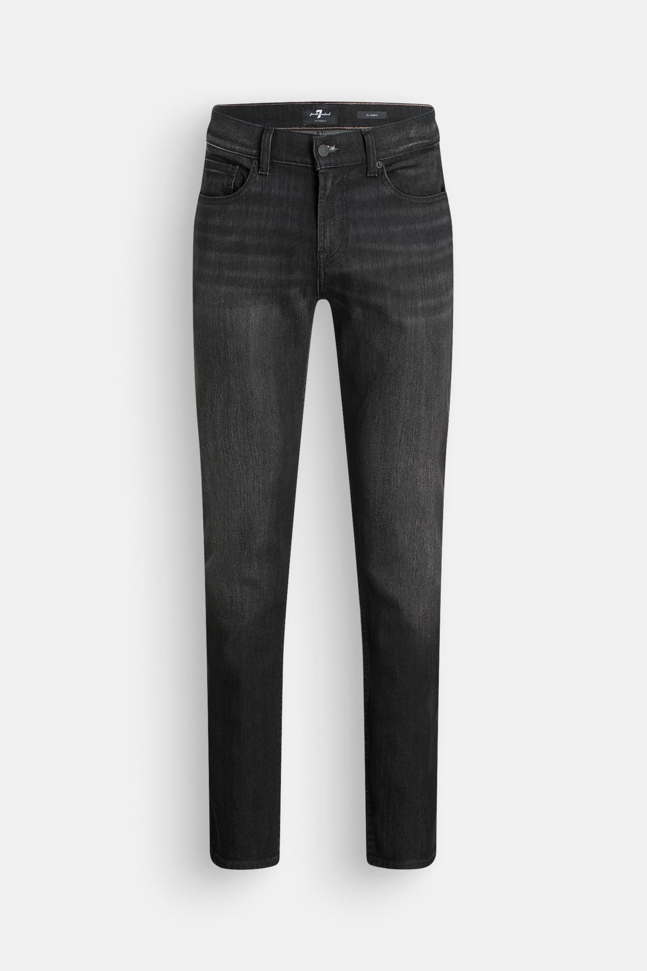 7 FOR ALL MANKIND Jeans 'Slimmy' schwarzgrau, Bild 1