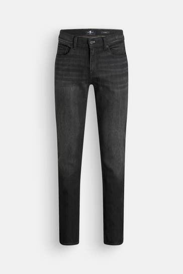 7 FOR ALL MANKIND Jeans 'Slimmy' schwarzgrau
