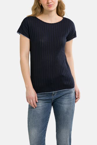 CARTOON Strickshirt nachtblau