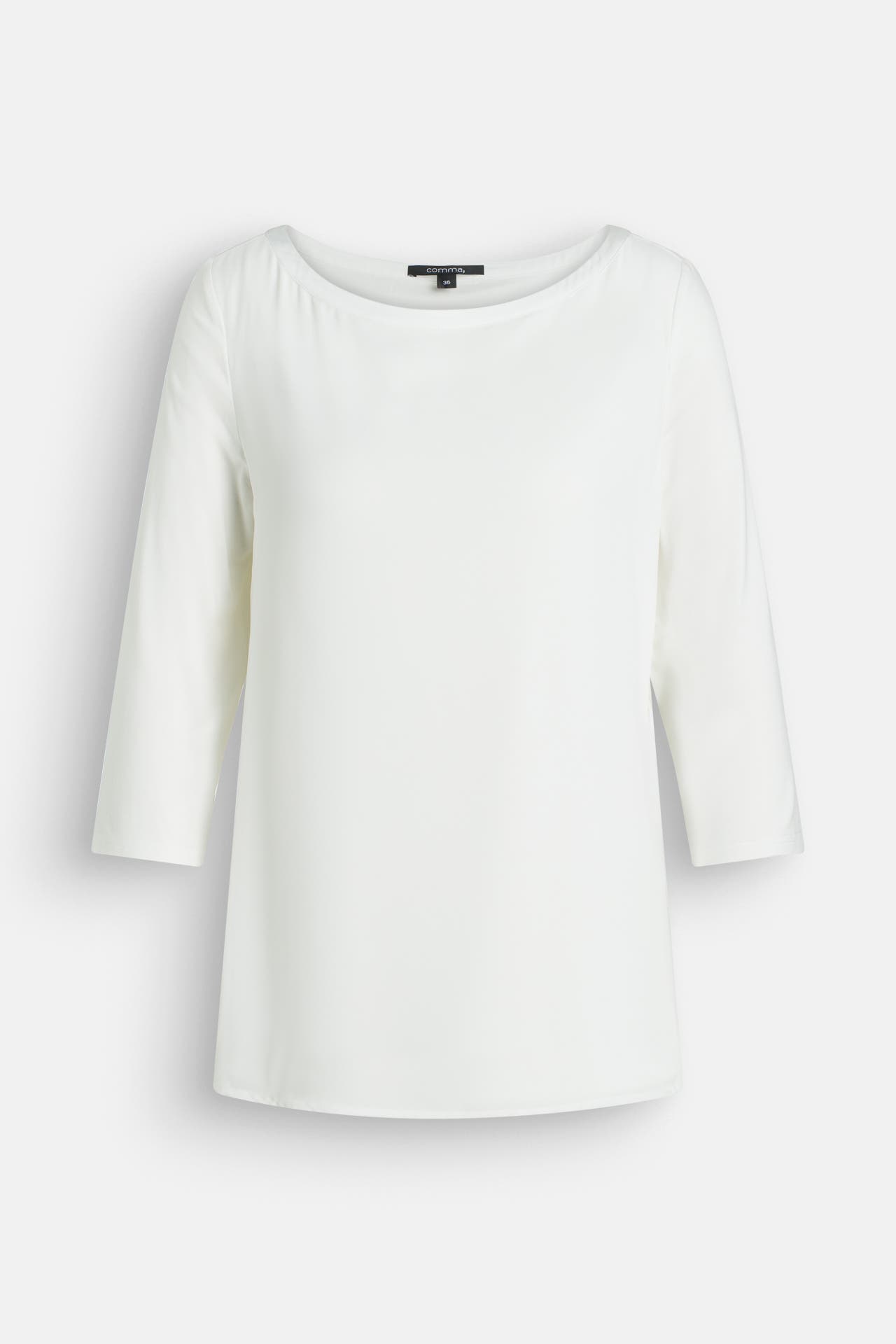 COMMA, T-Shirt weiß, Bild 1