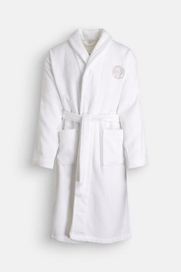 GANT Bademantel 'Crest' weiß