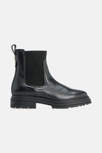 TOMMY HILFIGER Chelsea-Boots 'Lida' schwarz