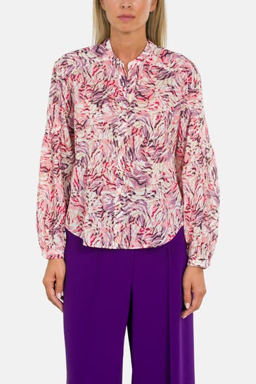 BOSS Bluse 'Berday' gemustert