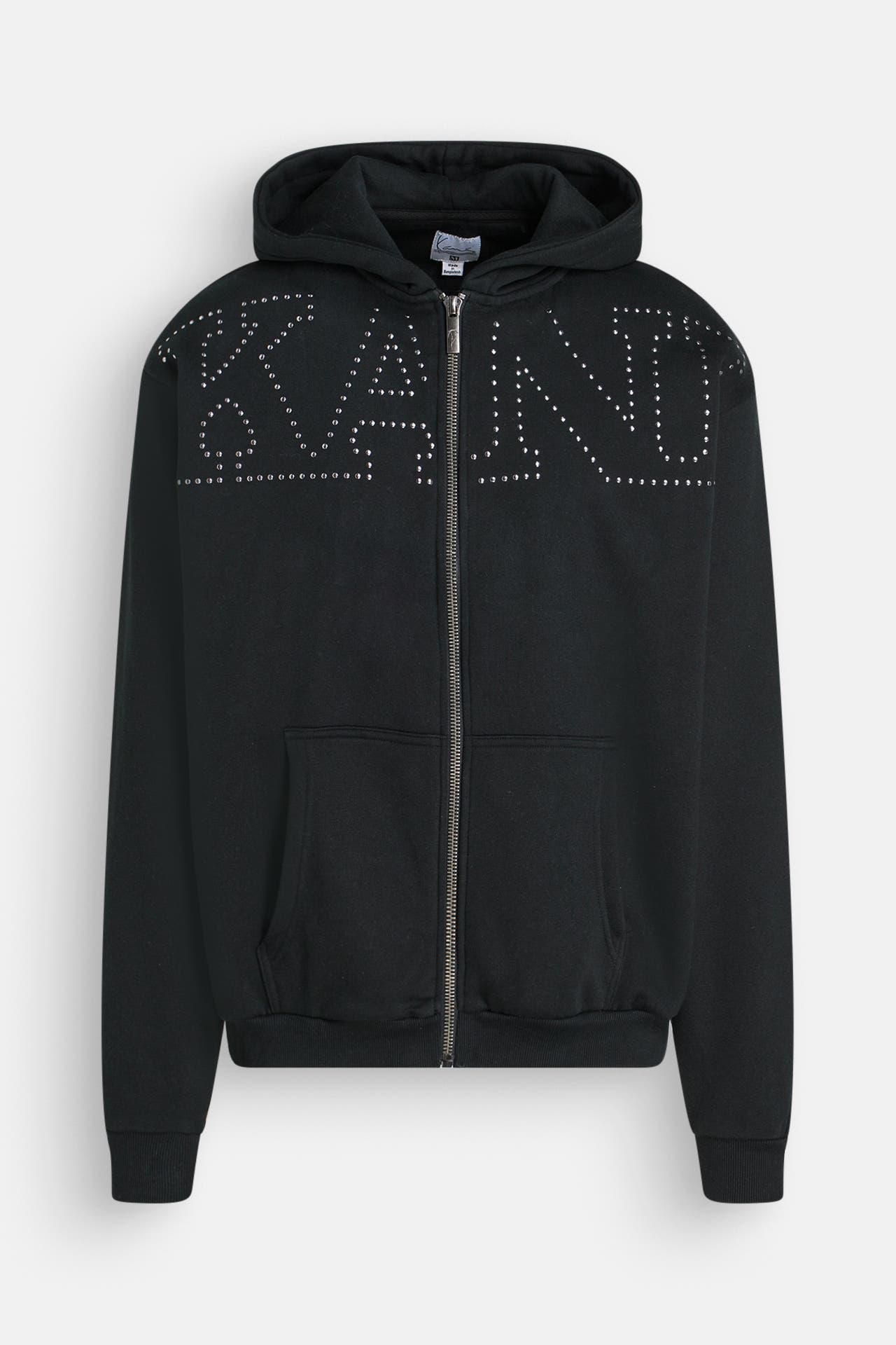 KARL KANI Sweatjacke 'Studded Retro' schwarz, Bild 1