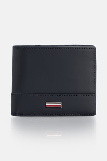 TOMMY HILFIGER - Ledergeldbörse nachtblau