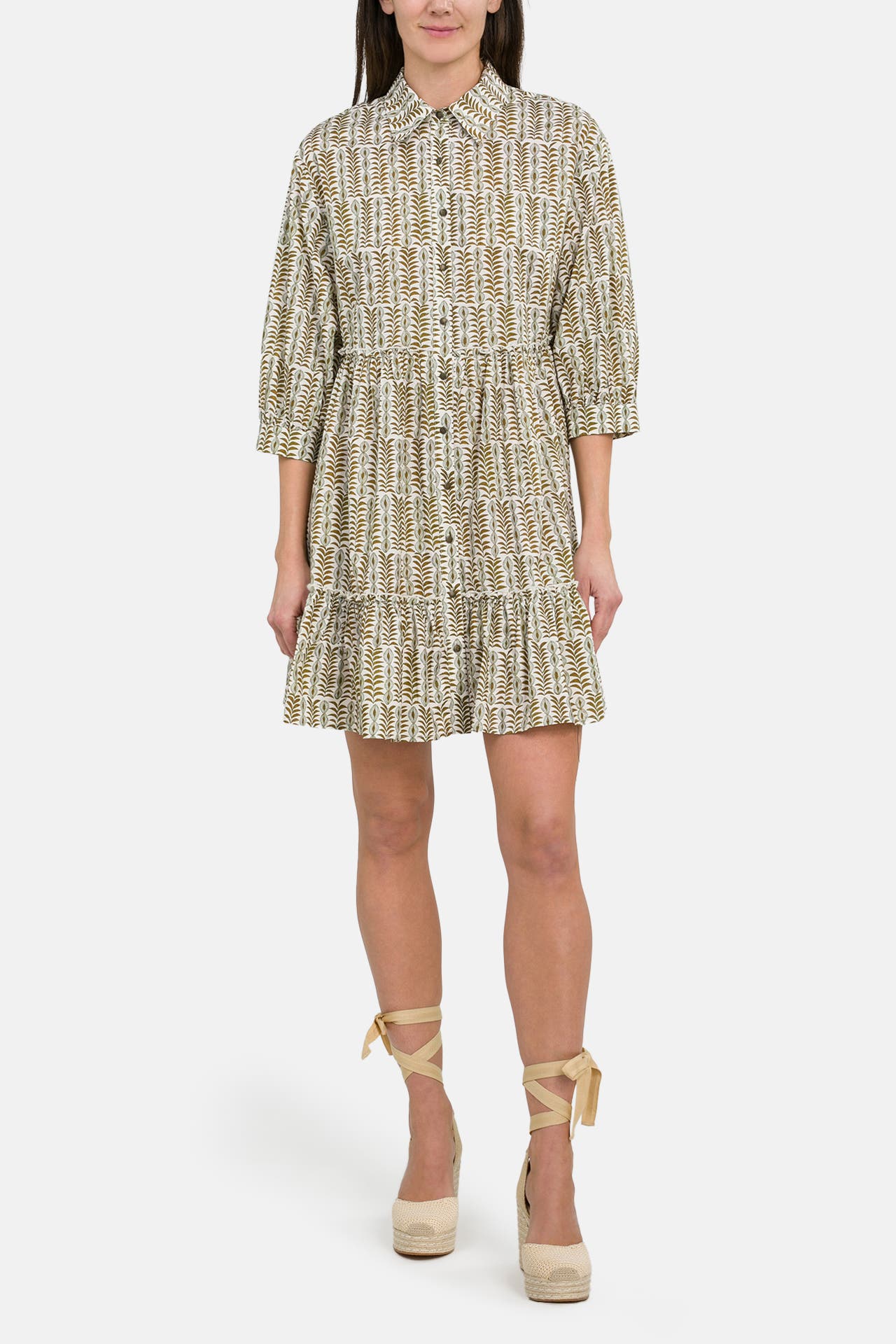 CLAIRE LUISE Blusenkleid gemustert, Bild 1