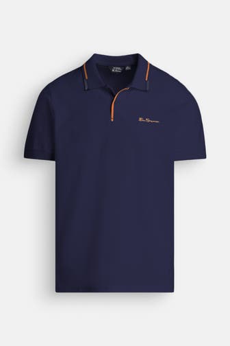 BEN SHERMAN Polo-Shirt marineblau