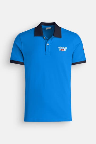 NAPAPIJRI Polo-Shirt azurblau