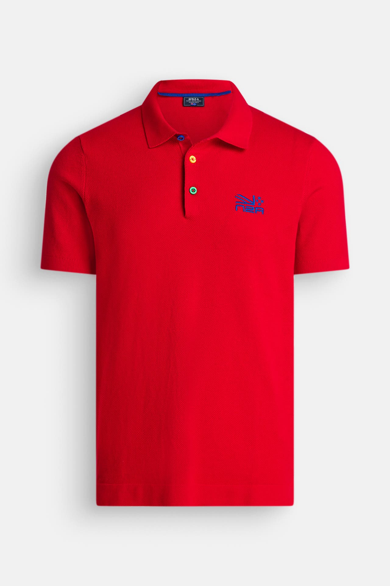NEW ZEALAND AUCKLAND Polo-Shirt 'Crochtin' rot, Bild 1