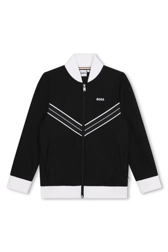 BOSS Trainingsjacke mehrfarbig