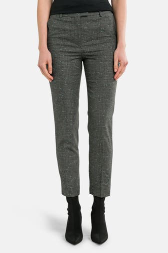 BOSS Wollmix-Stoffhose 'Tamata' gemustert