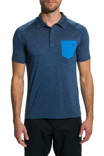 SCHÖFFEL Polo-Shirt 'Hocheck M' blau