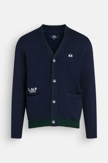 LA MARTINA Strickjacke dunkelblau