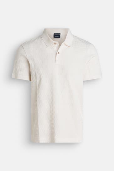JOOP! Strick-Polo 'Jorge' weiß