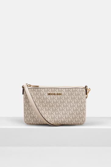 MICHAEL MICHAEL KORS Schultertasche beige gemustert