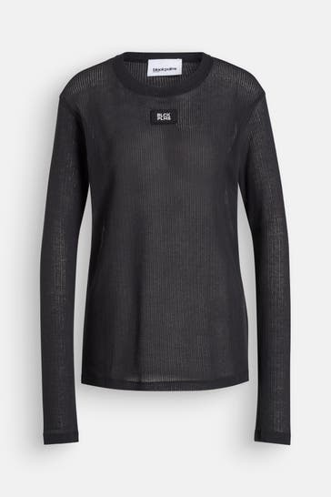 BLACK PALMS Longsleeve 'Kate' schwarz
