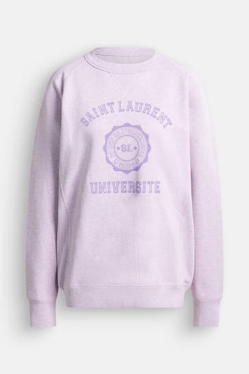 SAINT LAURENT Sweatshirt helllila
