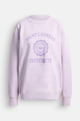 SAINT LAURENT Sweatshirt helllila