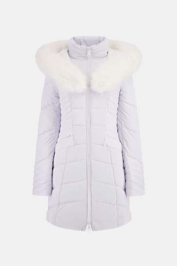 GUESS Light-Steppjacke 'Oxana' weiß