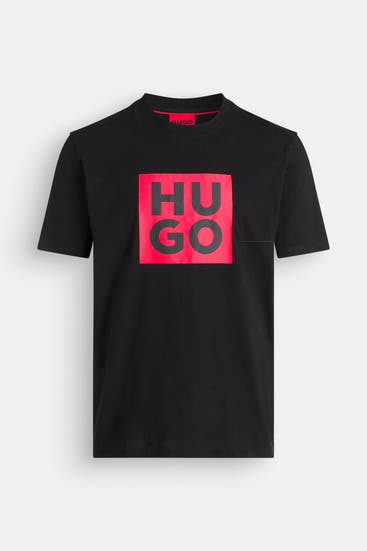 HUGO - T-Shirt schwarz