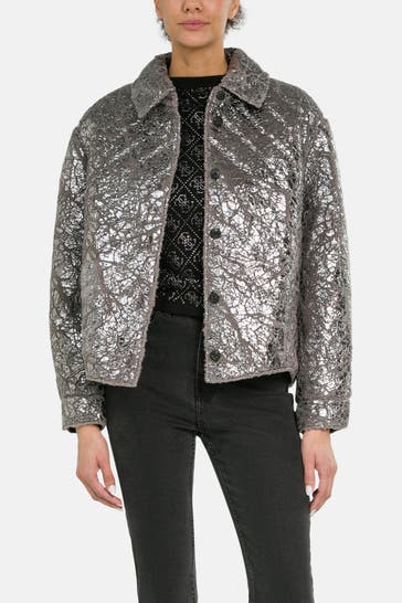 BLONDE NO. 8 Übergangsjacke 'Ira' gemustert