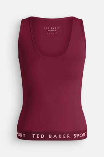 TED BAKER Funktionstop weinrot