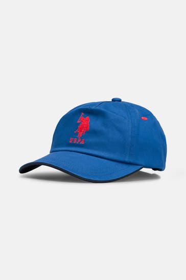 U.S. POLO ASSN. Cap 'Globe' blau