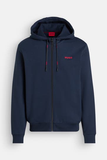 HUGO Sweatjacke navy