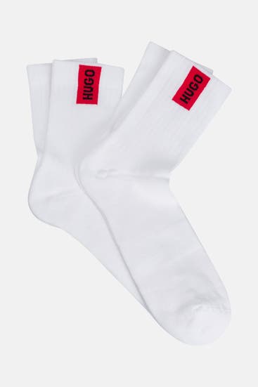 HUGO - 2er-Pack Socken weiß