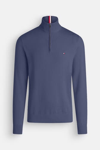 TOMMY HILFIGER Strick-Troyer graublau
