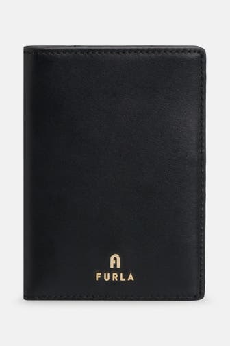 FURLA Reisepassetui 'Camelia' schwarz