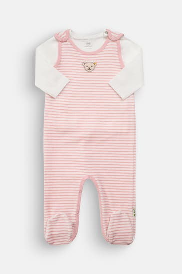 STEIFF Set: Strampler und T-Shirt mehrfarbig