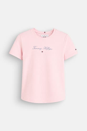 TOMMY HILFIGER T-Shirt hellrosa