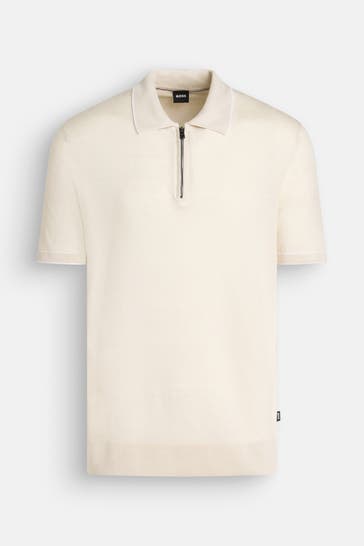 BOSS Polo-Shirt creme