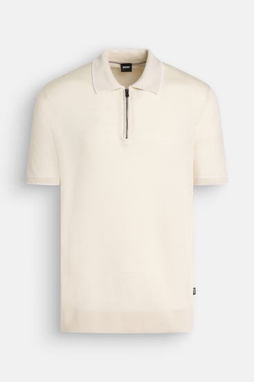 BOSS - Polo-Shirt creme