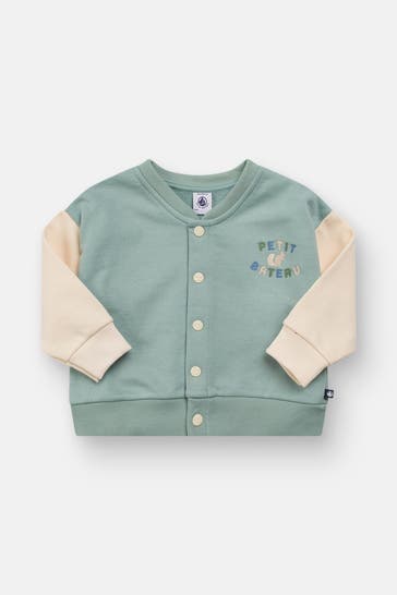 PETIT BATEAU Jacke 'Teddy' mintgrün