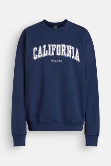 SPORTY & RICH Sweatshirt dunkelbau