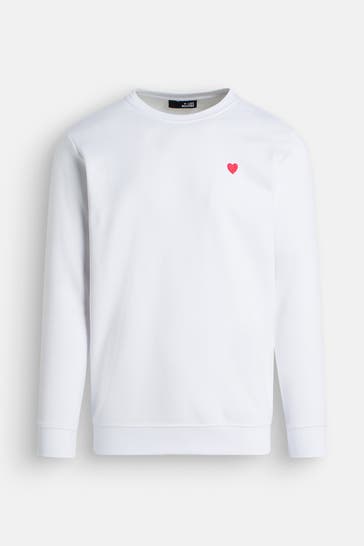 LOVE MOSCHINO Sweatshirt weiß