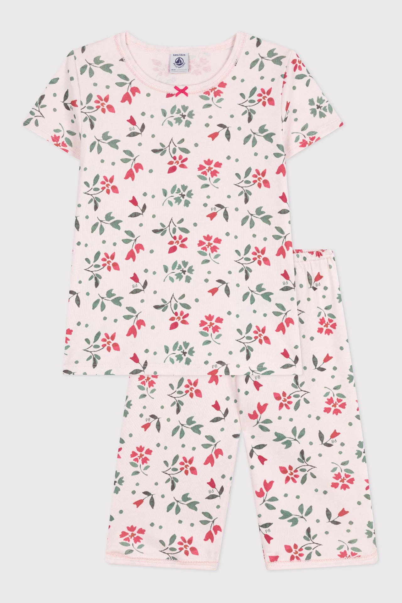 PETIT BATEAU Pyjama-Set floral, Bild 1