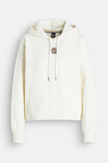 BOSS Hoodie 'Emaes' ecru